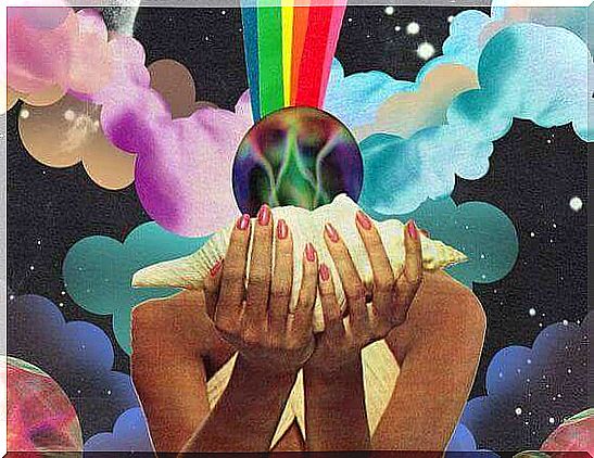 mind crystal ball rainbow