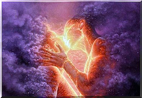 Man and woman of lava