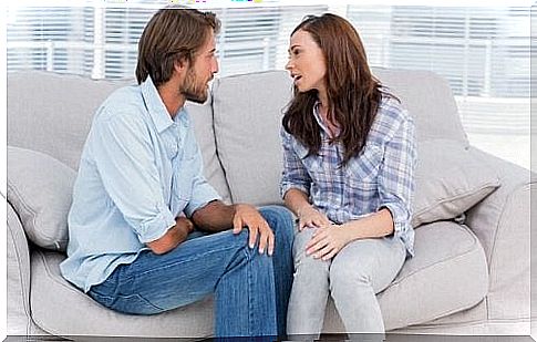 Couples talk about their mistrust problems