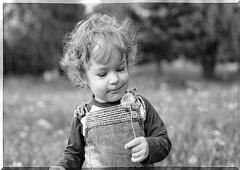 Curious little boy.