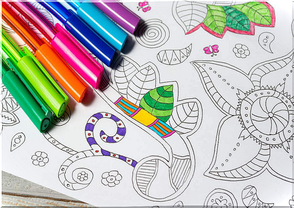 Coloring mandalas helps you relax